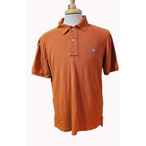 Southern Tide The Skipjack Polo Shirt Mens L Short Sleeve Burnt Orange